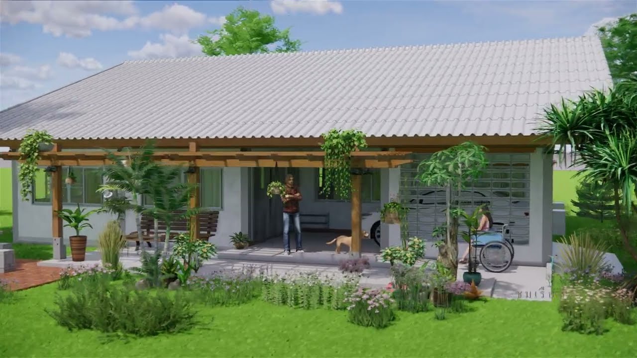 No. 252  บ้านสวนวัยเกษียณ นวลพรรณ  by : i. pakdee