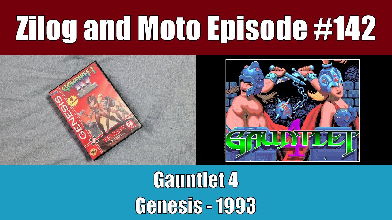 Gauntlet 4 (Sega Genesis) - Zilog and Moto #142