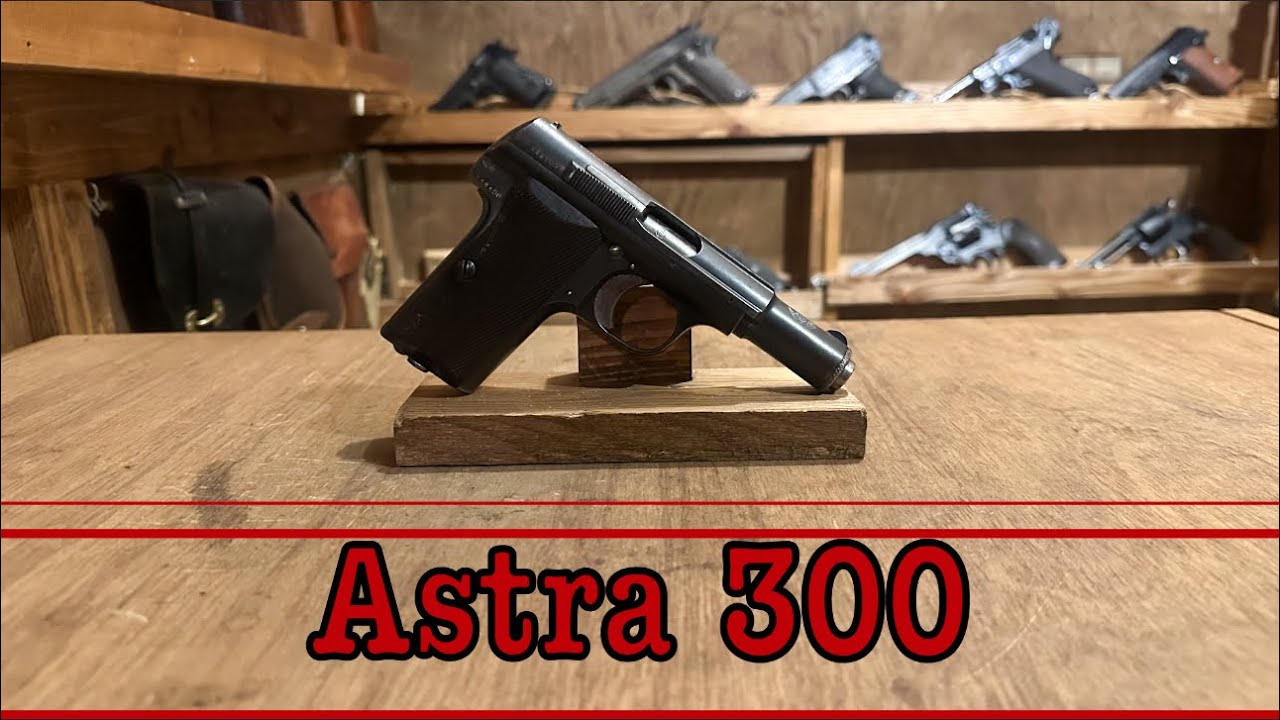 История и стрельба из Astra 300 (калибр .380 ACP) по немецкому контракту