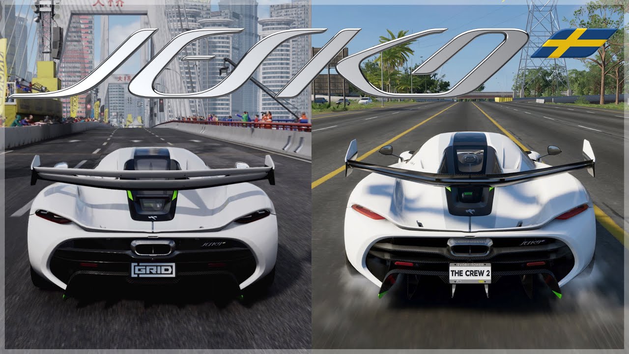 Koenigsegg JESKO | The Crew 2 vs GRID 2019 Sound & Gameplay Comparison [4K]