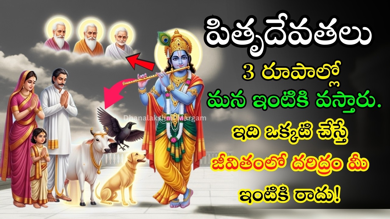పితృదేవతలు ఇంట్లోకి మూడు రూపాల్లో ఎందుకు వస్తారు? | Garuda Puranam | Pitru Paksha Katha