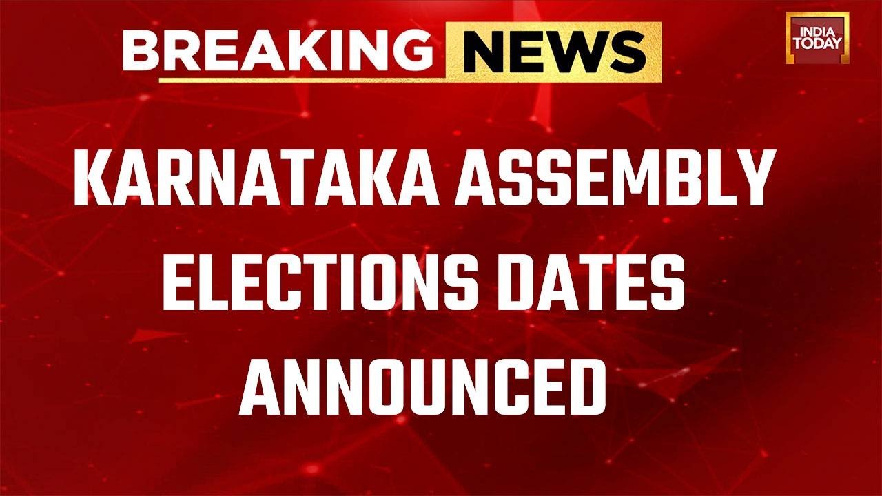 Watch: Karnataka Assembly Elections To Be Held On May 10, Counting Of Votes On May 13