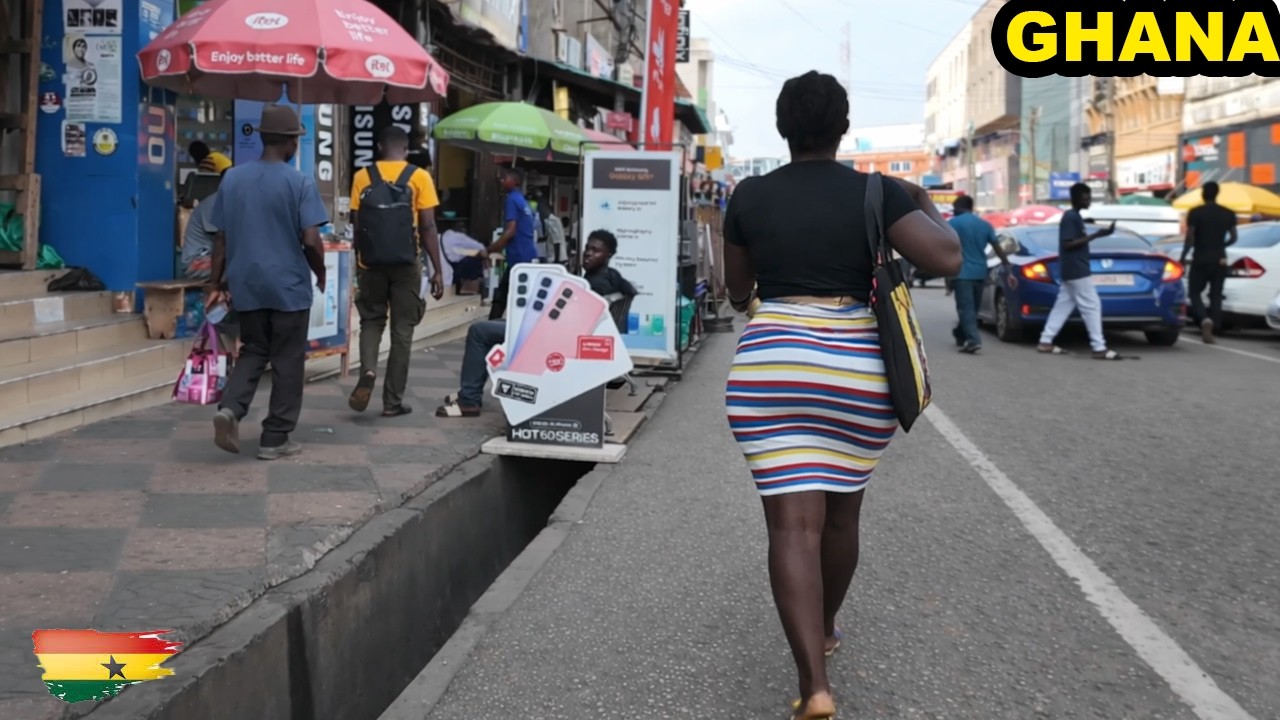 Raw Africa Street Walking Tour | Exploring Adum Kumasi Ghana (Busy City Life)