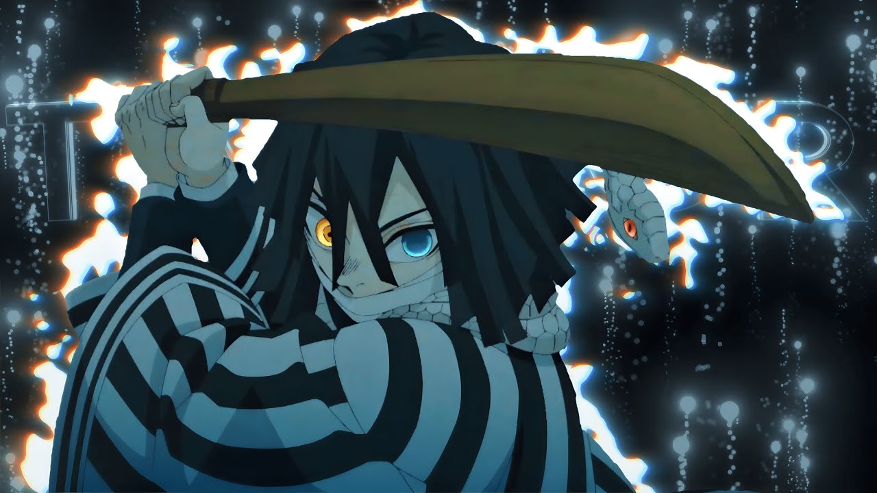 Obanai Iguro Twixtor | 4K Quality | Demon Slayer