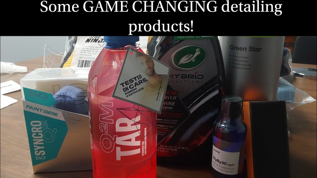 What detailing products do we use at Go Detailer Go? Detailing product unboxing & review Vlog#1