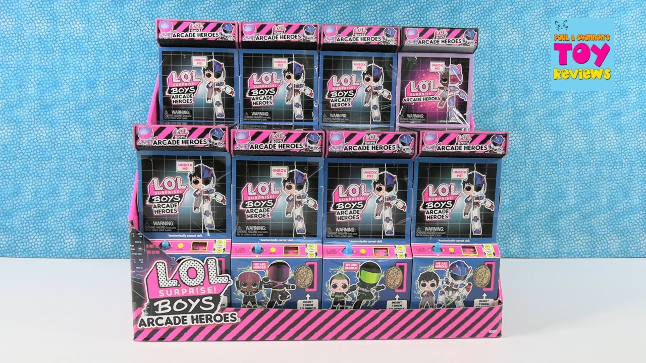 LOL Surprise Boys Arcade Heroes Unboxing Doll Review | PSToyReviews