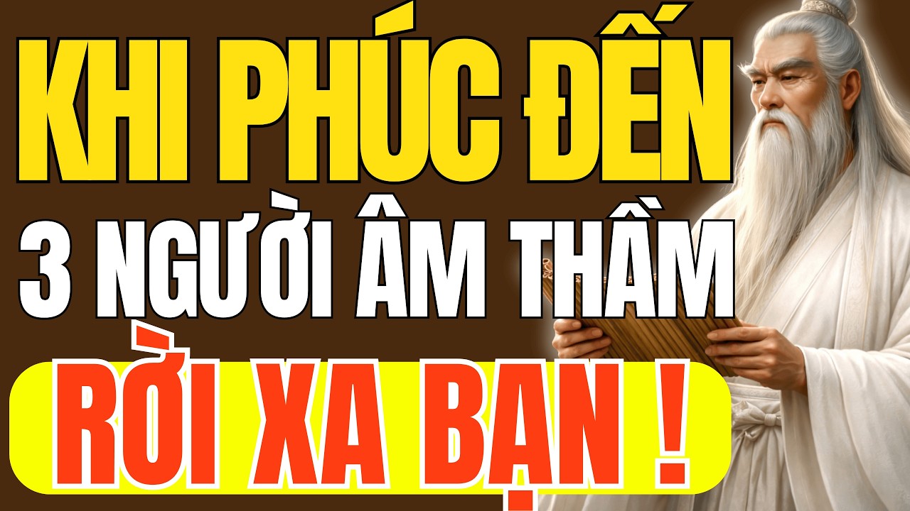 Cổ Nhân Dạy: Khi Phúc Đến, 3 Người Âm Thầm Rời Xa Bạn – Đó Là Dấu Hiệu Tốt | Triết Lý Cuộc Sống