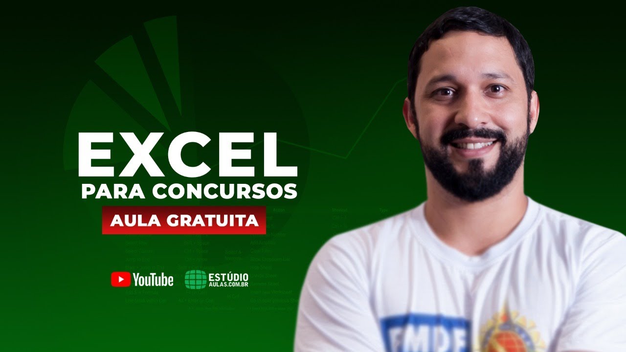 Aul&atilde;o de Excel para concursos p&uacute;blicos