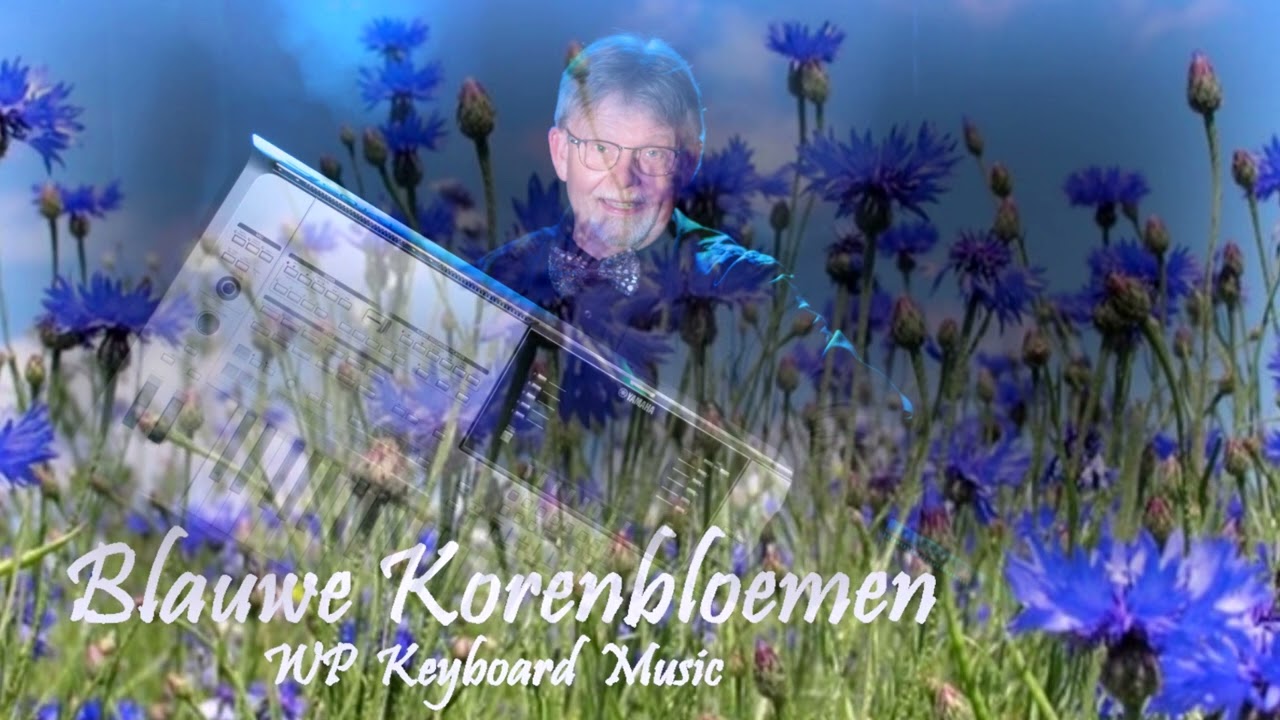 Blauwe Korenbloemen (Zusjes de Roo) WP Keyboard Music