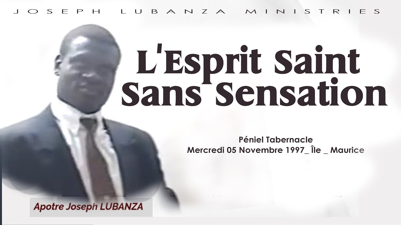 L'Esprit Saint Sans Sensation