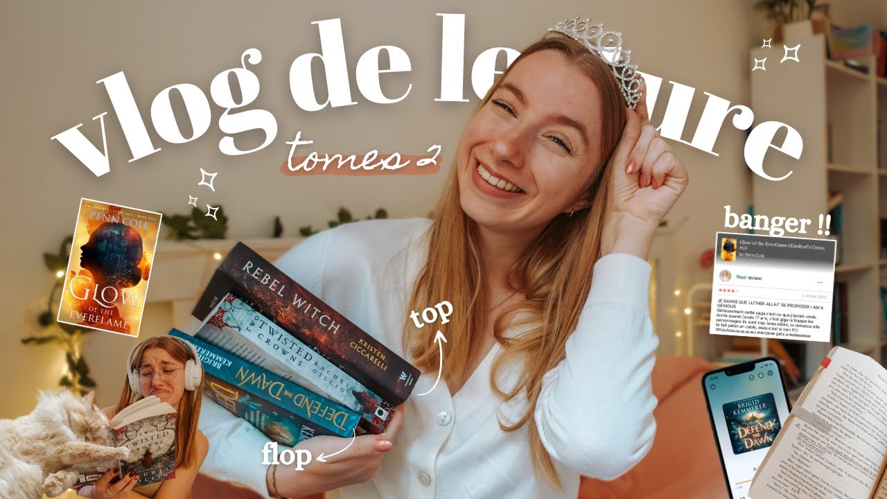 VLOG DE LECTURE : je me force à lire des tomes deux 👑⚔️🏰