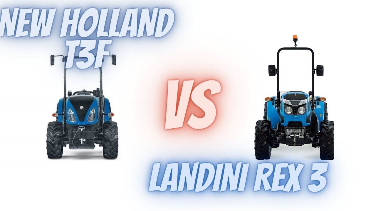 NEW HOLLAND T3F VS LANDINI REX 3 #agriculture #top #tractor #newholland #landini #versus