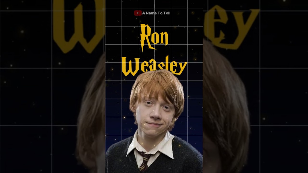 What Ron Weasley’s name reveals about loyalty and family 👨‍🦰 
