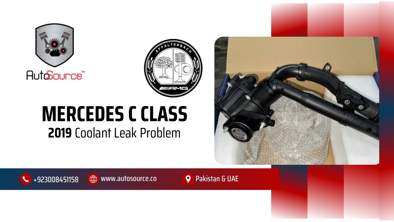 Mercedes C Class 2019 Coolant leakage Problem 