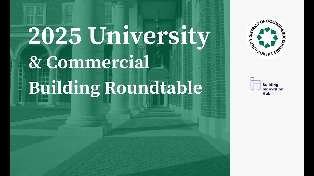 FY 2025 University & Commercial Building Roundtable