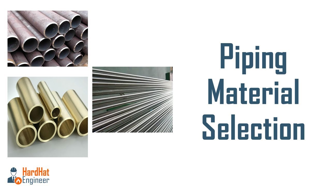 Piping Material Selection - Piping Training Course Video-1