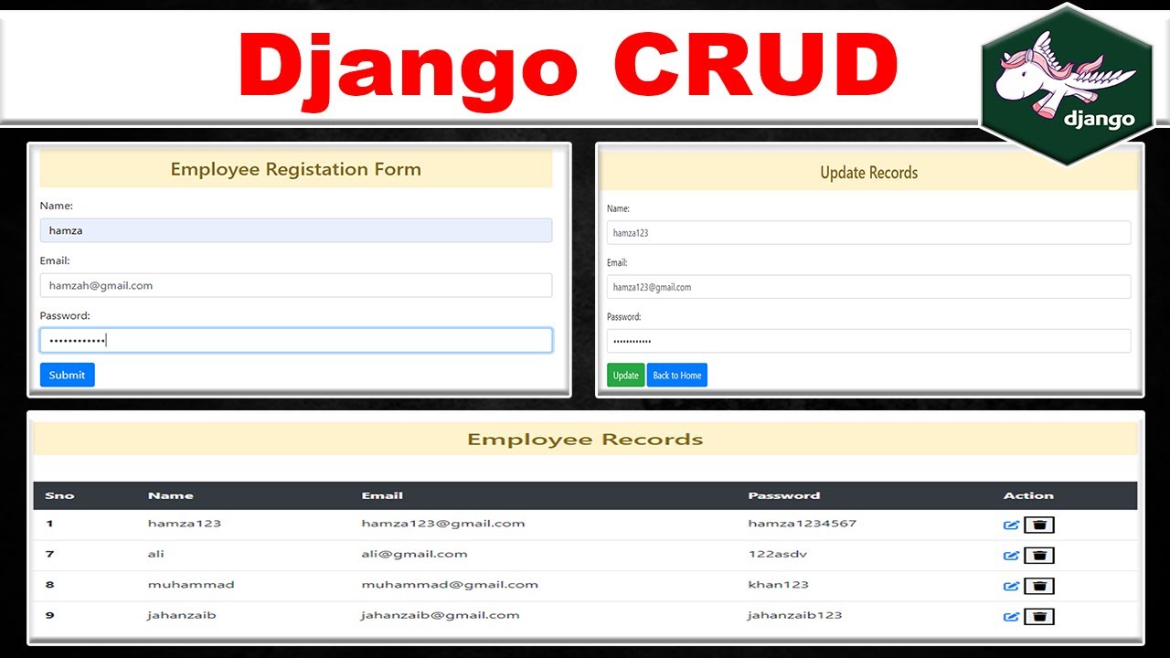 Complete Django CRUD Operations || Learn Django CRUD in One video #django #djangotutorials