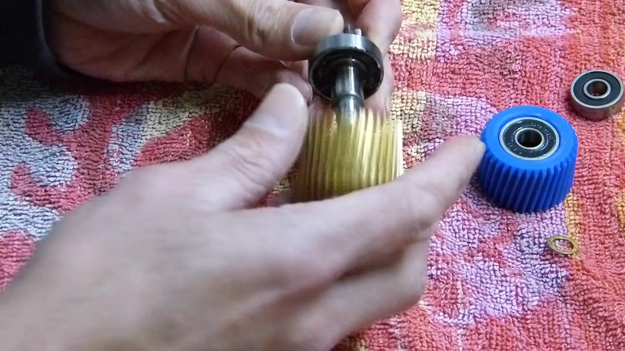 TSDZ2 mid drive blue gear replacement