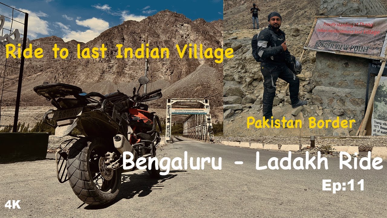 Bengaluru to Ladakh Ride| Leh Ladakh Bike Trip |Dream Ride| KTM Adventure 390| India's last village