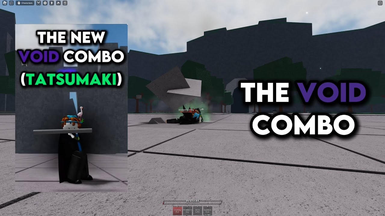How To Do The VOID COMBO!!! + Testing The Combo (Gameplay) In Roblox The Strongest Battlegrounds