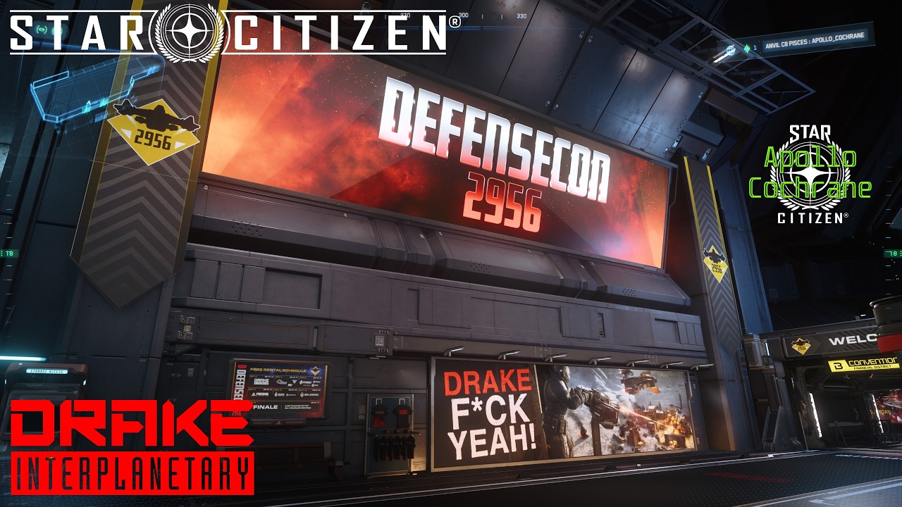 Star Citizen - Alpha 4.8 | Drake DefenseCon 2956 - Complete Hall Tour