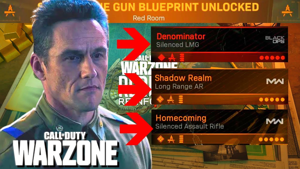 WARZONE: THE EXACT LOCATION OF 4 SECRET WEAPON BLUEPRINTS IN REBIRTH REINFORCED