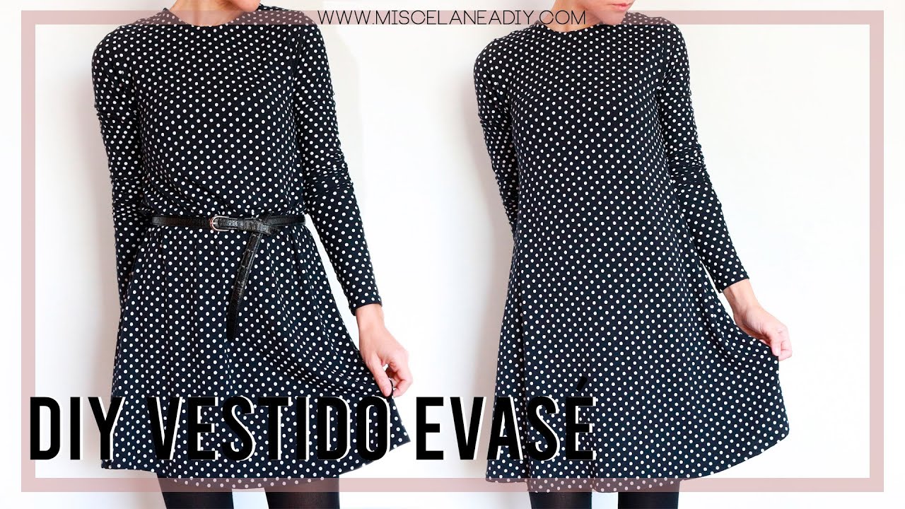 Como hacer un vestido suelto (vestido corte evasé)
