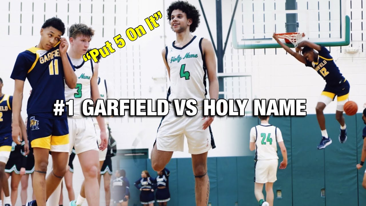 5 Star Marcus Johnson & #1 Garfield Hts Take on Maxwell Bollin & Holy Name | Heated Matchup😳🚨