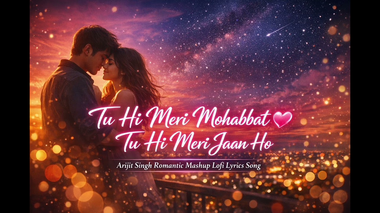 Tu Hi Meri Mohabbat ❤️ Tu Hi Meri Jaan | Romantic Lofi Lyrics Song | Love Mashup | Hindi Sad Love 