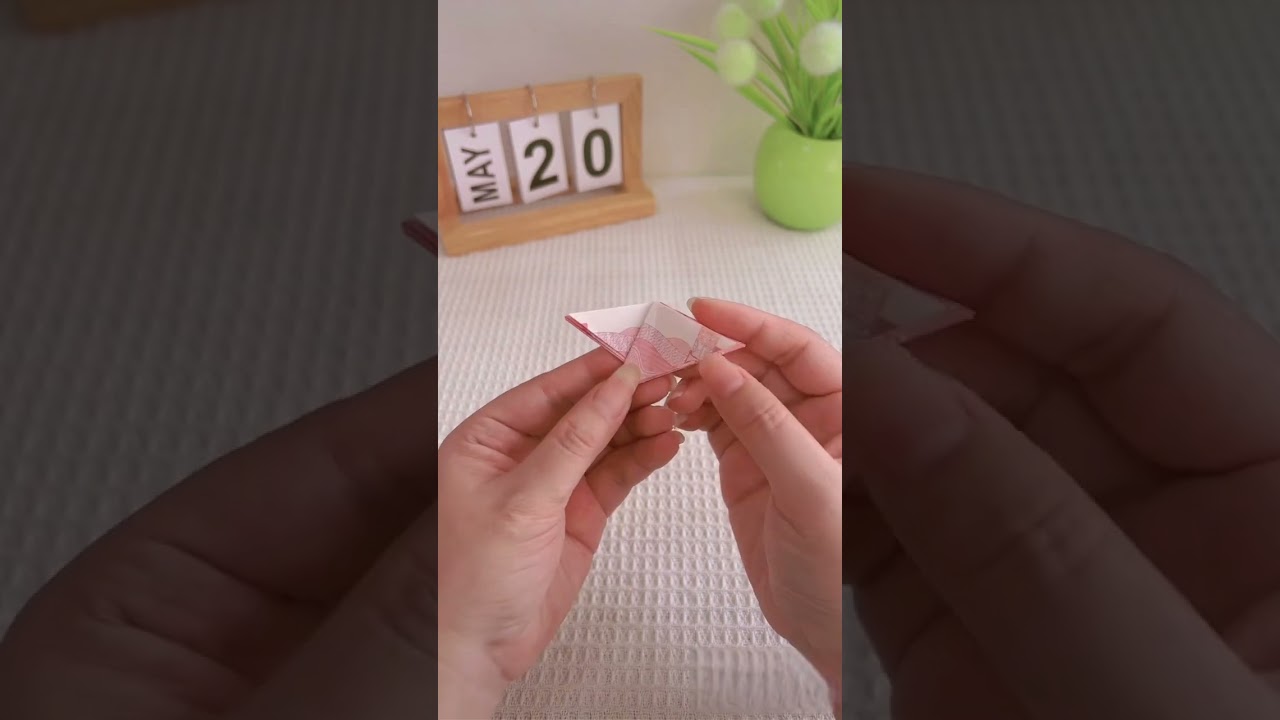 5 Minutes Make a Money Flower / Easy Step by Step 🌸#moneyflower #moneybouquet #moneytips