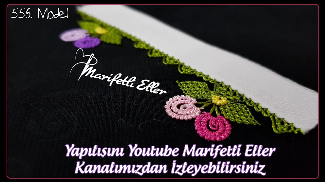 Eşsiz Güzellikte Çıtı Pıtı Bir İğne Oyası Modelinin Anlatımlı Yapılışı | 556. Model