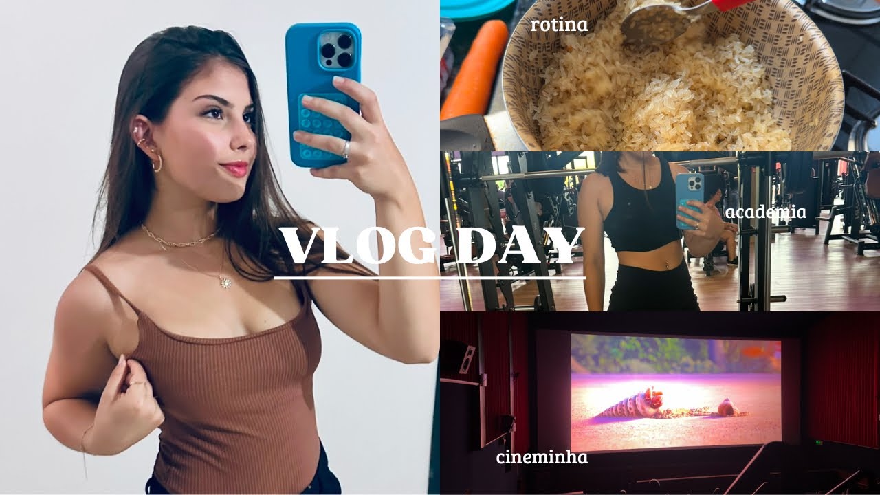 DAILY VLOG | sexta feira de f&eacute;rias, academia, trabalho, cinema ( :