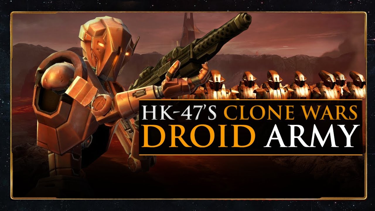 Как HK-47 появился в «ВОЙНАХ КЛОНОВ» и построил АРМИЮ ДРОДОВ!