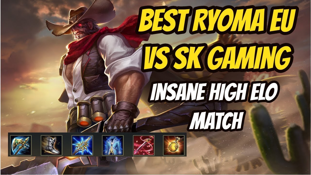BEST RYOMA EU VS SK GAMING | MOST INTENSE CONQUEROR MATCH| DARKBREAKER |Arena of Valor
