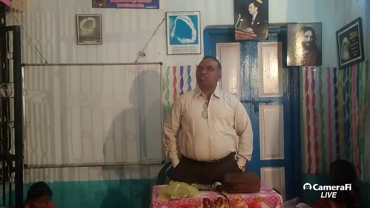 Pastor P. Abraham End Time Message Narasaraopet  31-12-2018