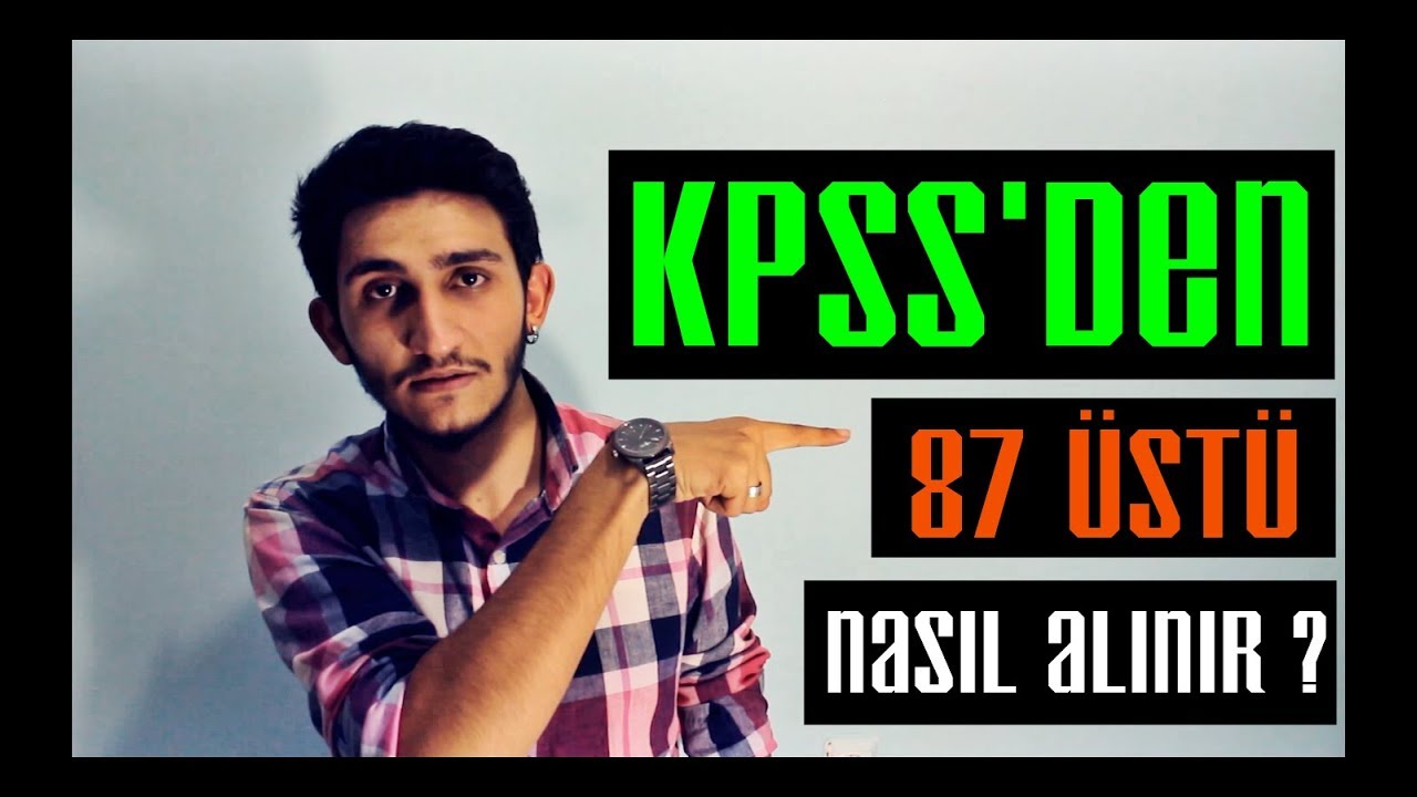 KPSS'YE NASIL ÇALIŞTIM? - TAVSİYELERİM