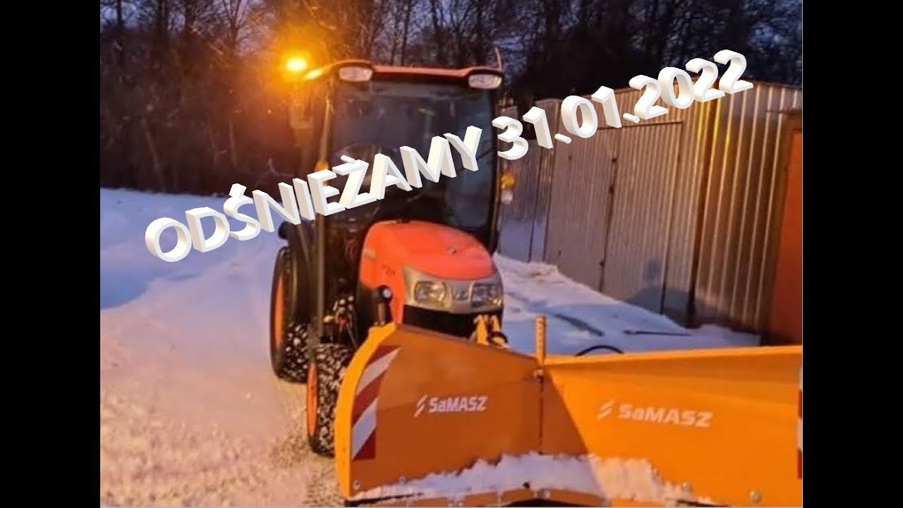 zimowy VLOG ❄ odśnieżanie ❄ akcja zima 2022 ❄ snow removal 2022 ❄ KubotaST371 vs SaMASZ City180