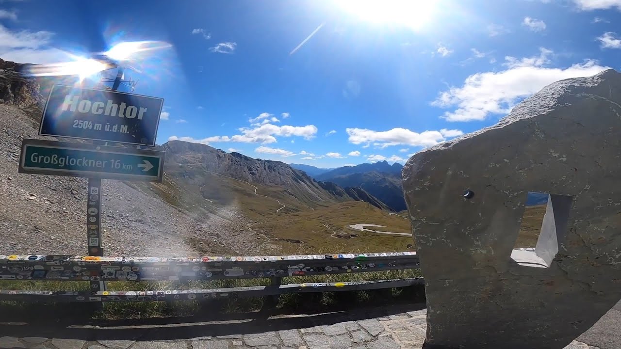 GROßGLOKNER -  strada alpina ALTI TAURI. ( PASSO HOCHTOR 2504 M ) Austria 🇦🇹