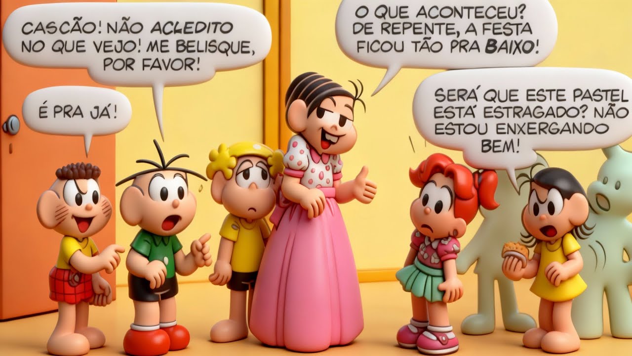 COMO A MÔNICA FICOU TÃO ALTA I GIBI DA TURMA DA MÔNICA