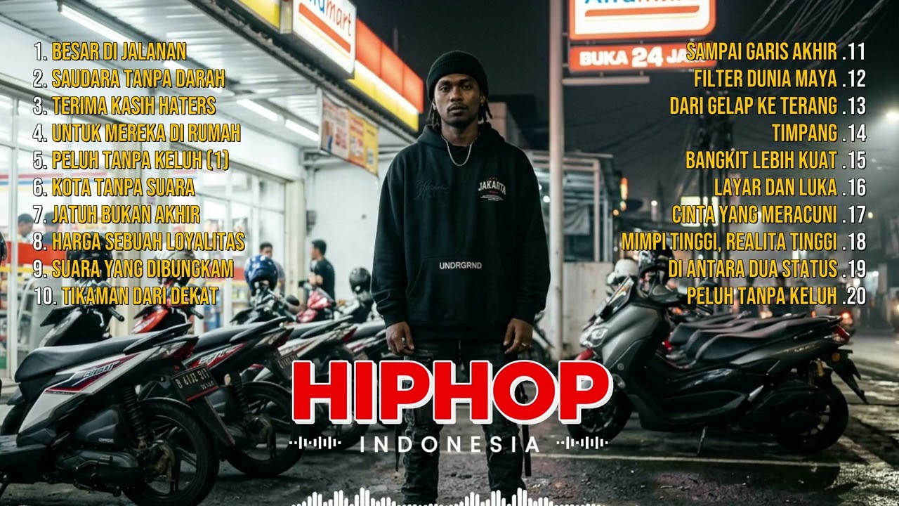 Hip-Hop Rap Indonesia Enak Buat Kerja | Sekali Putar Langsung Fokus