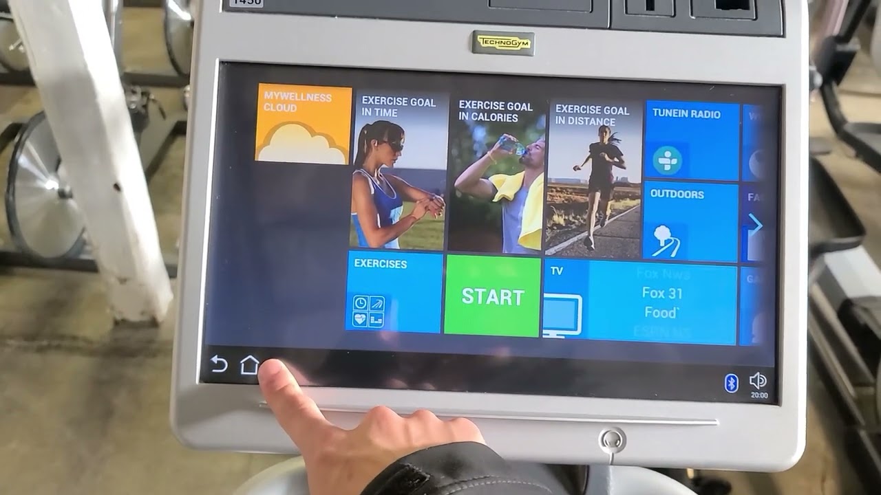 Настройки спины TechnoGym