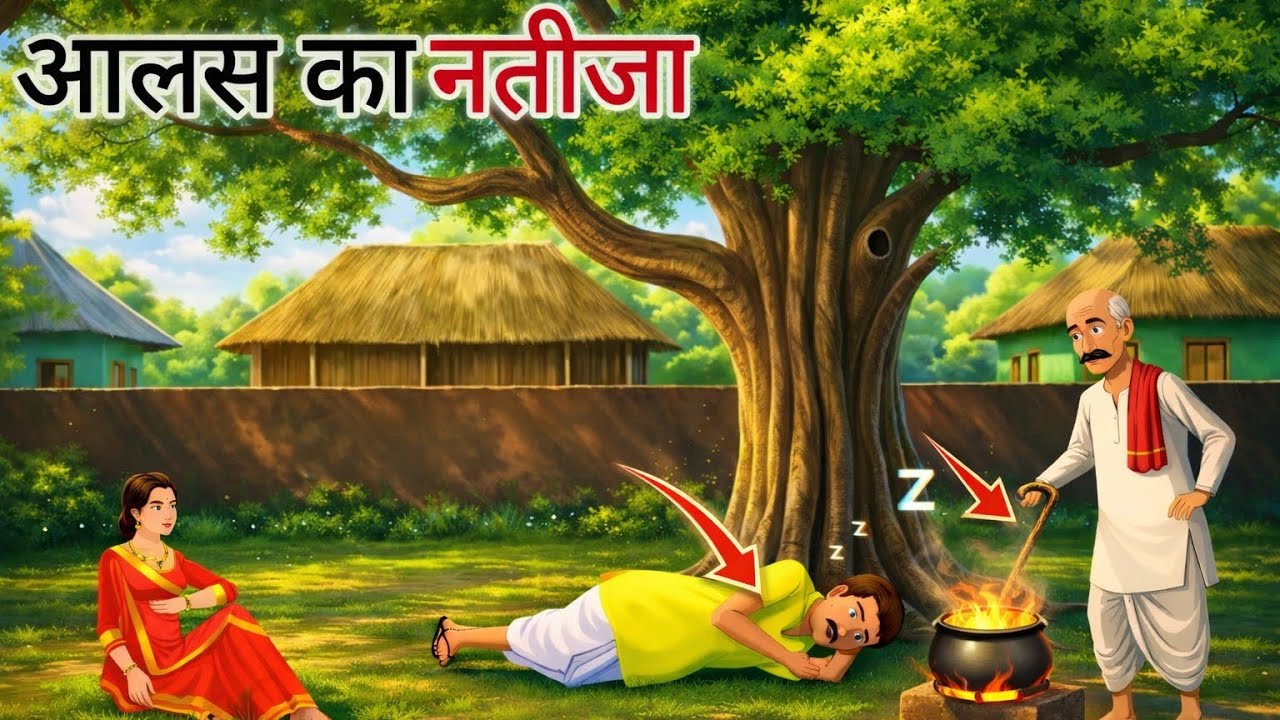 ​जब आलस पड़ा भारी! | Aalas Ka Fal Moral Story | Hindi Fairy Tales