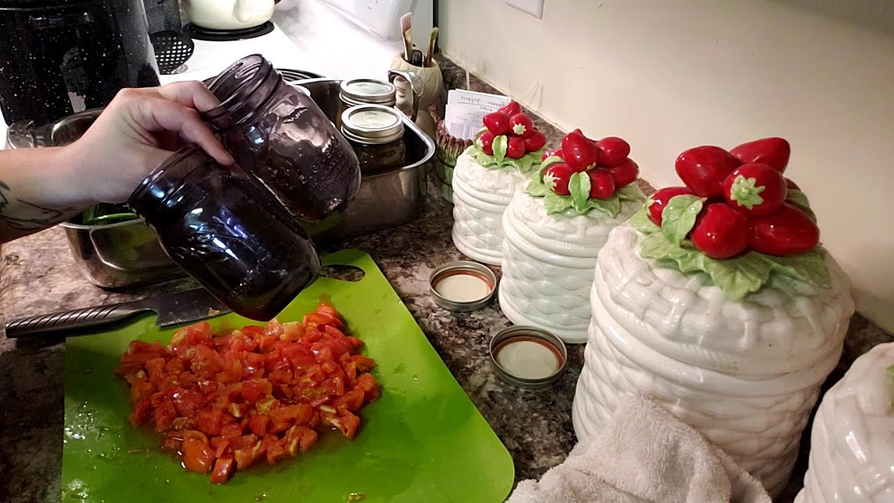 Canning Diced Tomatoes- Easy steps for preserving the tomatoes