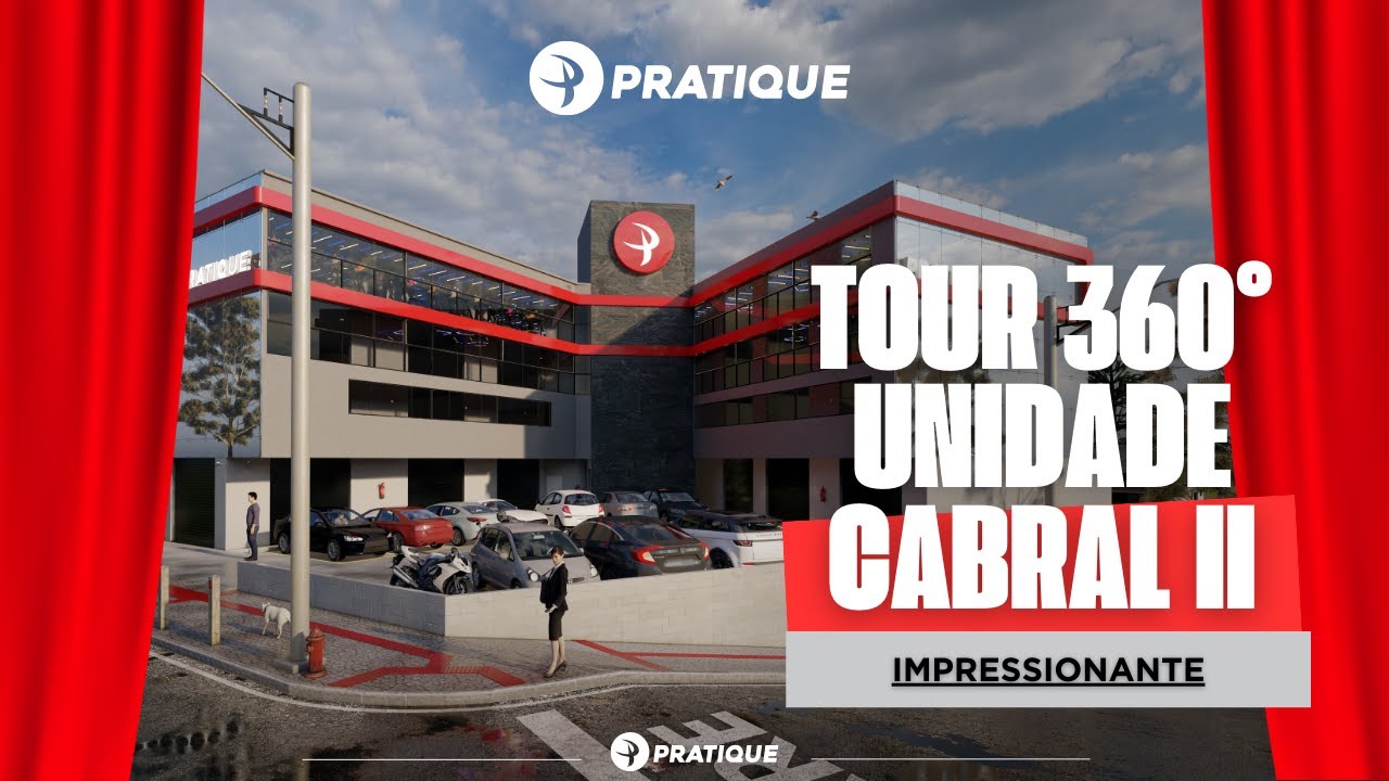 TOUR 360 PELA NOVA PRATIQUE CABRAL 2: A Academia do Futuro em Contagem!
