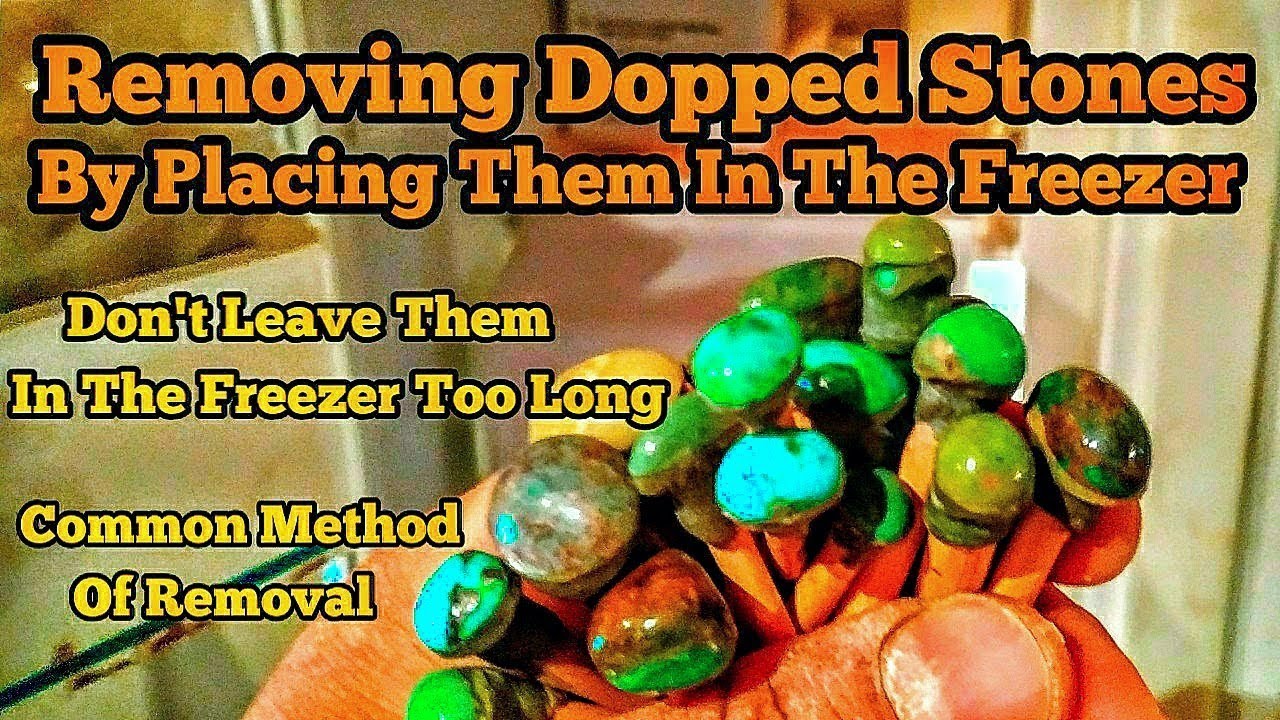 Removing Dopping Stones By Placing Them In A Freezer