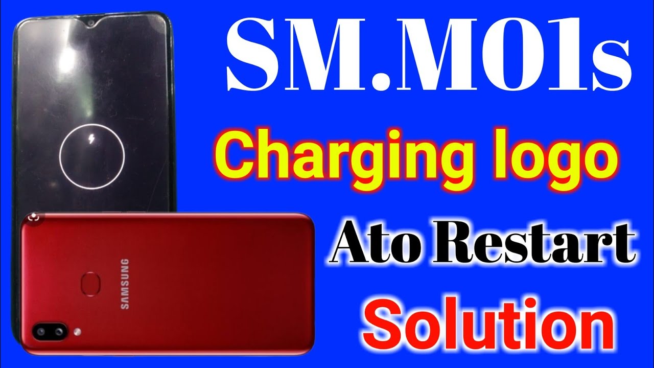 samsung m01s charging logo restart || samsung galaxy m01s charging problem !! How to fix note chargi