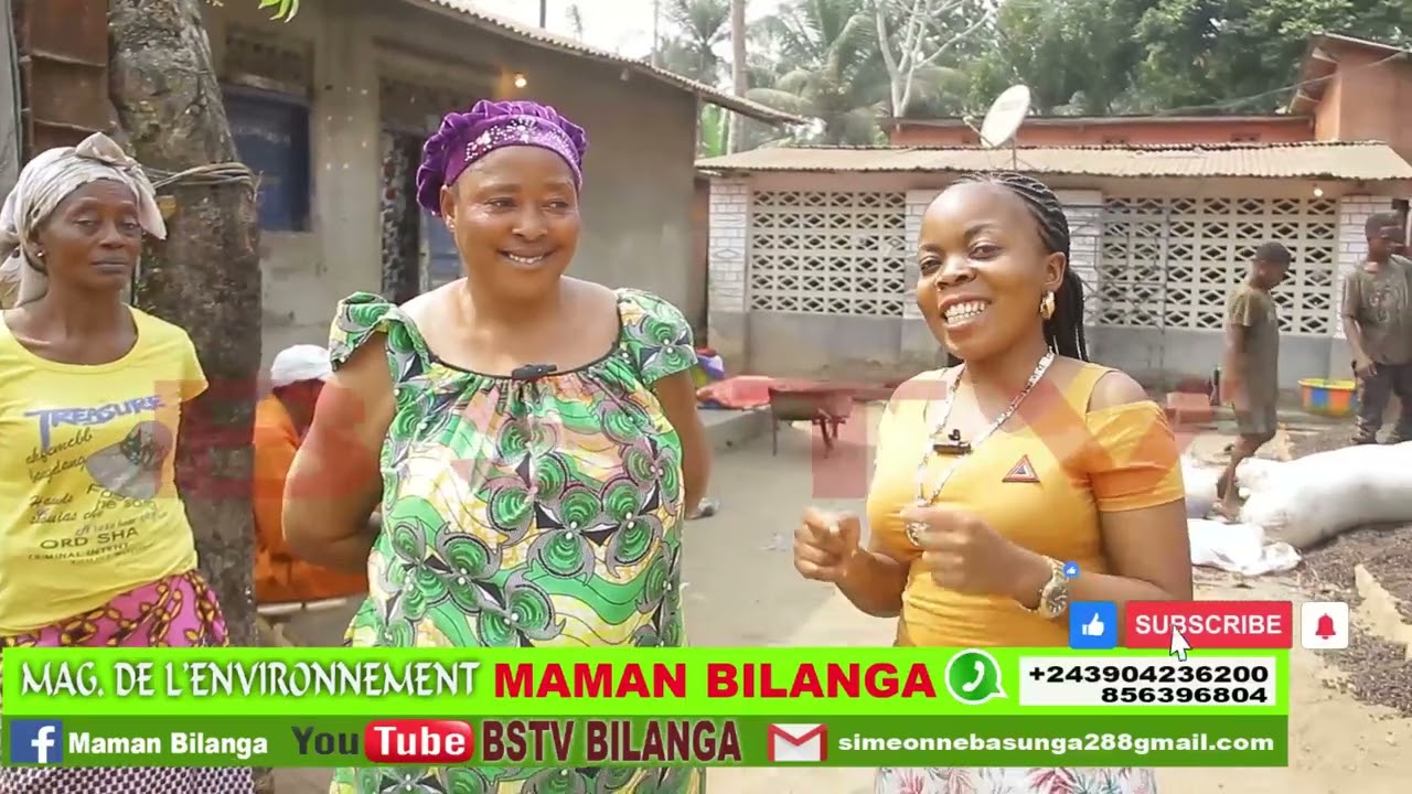 KONGO CENTRAL NA VILLAGE NSIONI NA BAS FLEUVE BAZOSALA TRANSFORMATION YA MAFUTA NDIKA