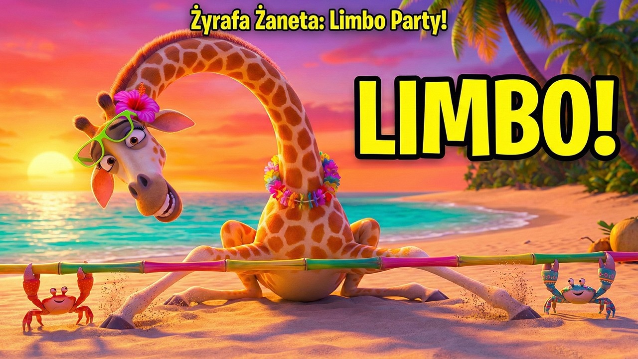 Żyrafa Żaneta – Limbo Party! 🦒 Piosenki dla Dzieci | Pioseneczki