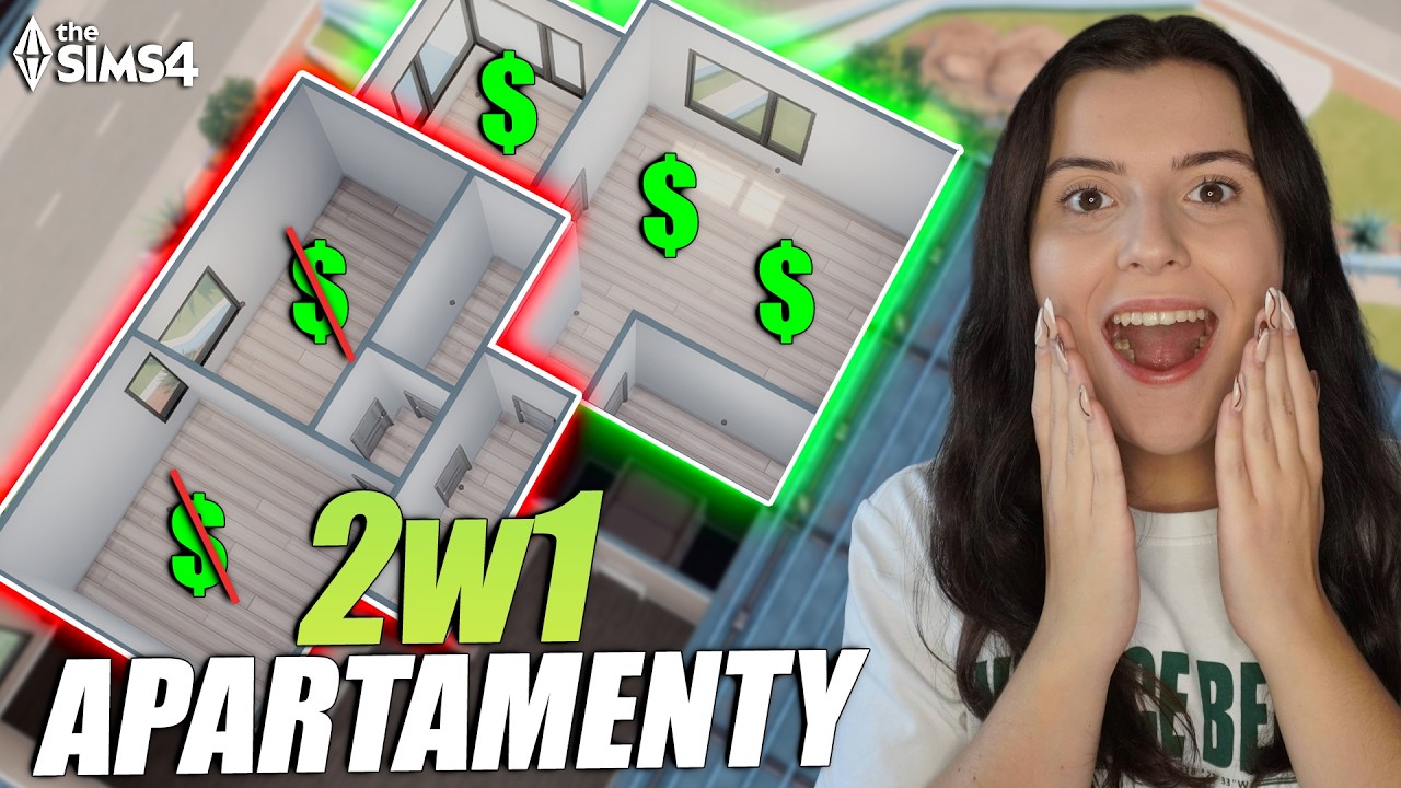 DZIELĘ JEDEN APARTAMENT NA DWA W THE SIMS 4!