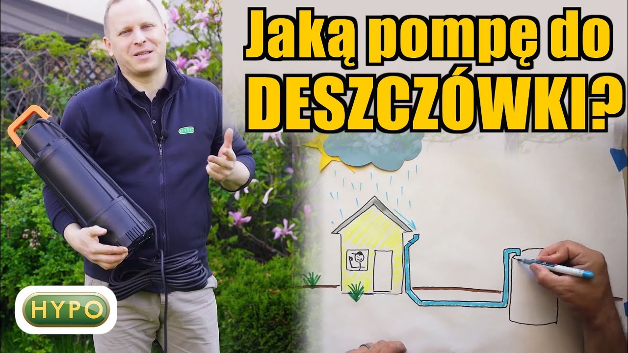 Pompa do zbiornika na deszczówkę